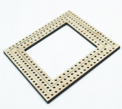 Diamond wooden weaving Loom machine