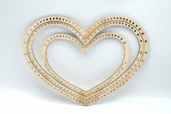 Heart Wooden Weaving Loom