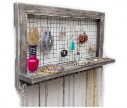 Wooden Wall Jewerly Holder/Rack