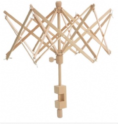 Wooden Swift Yarn Umbrealla