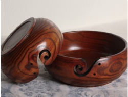 Woden Yarn Bowl