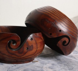 Woden Yarn Bowl