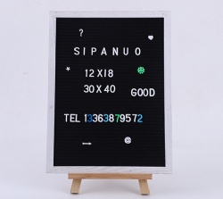Rectangle Wooden Felt Letter Board