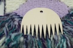 wooden loom&tassel comb and hand weaving comb